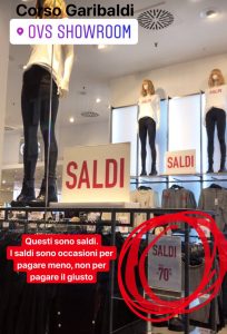 Saldi milano